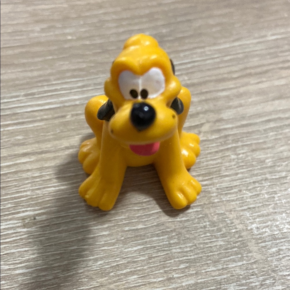 Vintage Disney Pluto PVC Figure Cake Topper